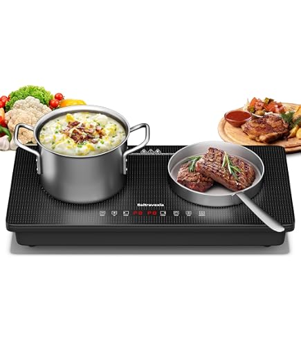 希少 INDUCTION CATCH typeM Gen.2 Amazon.com: Saitravexia 1800W Portable Double Induction Cooktop